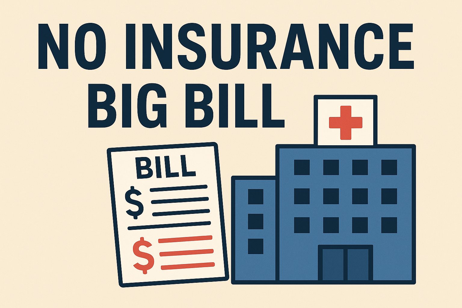 no insurance big bill