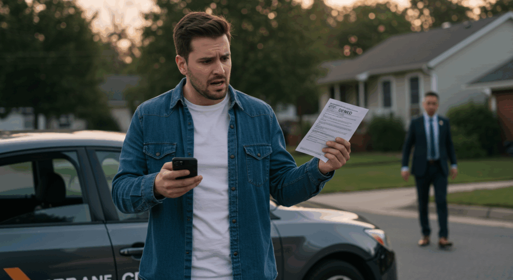 Hit by a rental car driver with no insurance. Now what?