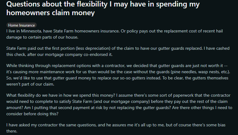 Can You Really Use Home Insurance Claim Money for Something Else? 4 Can You Really Use Home Insurance Claim Money for Something Else? Posts